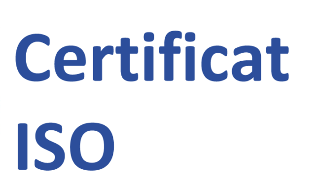 control-gestio Control de la gestió i certificat ISO